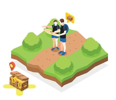 Quest To Treasure Composition