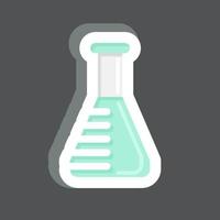 Icon Lab Tested. related to CBD Oil symbol. simple design editable. simple illustration vector