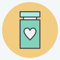 Icon No Side Effects. related to CBD Oil symbol. simple design editable. simple illustration vector