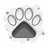 Icon Good For Pets. related to CBD Oil symbol. simple design editable. simple illustration vector