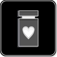 Icon No Side Effects. related to CBD Oil symbol. simple design editable. simple illustration vector