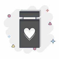 Icon No Side Effects. related to CBD Oil symbol. simple design editable. simple illustration vector