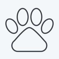 icono bueno para mascotas. relacionado a cbd petróleo símbolo. sencillo diseño editable. sencillo ilustración vector