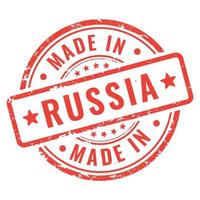 made in russia stamp vector