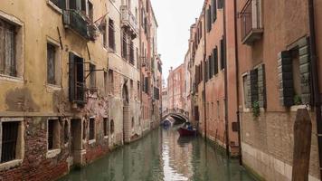Schüsse von das Kanal Stadt von Venedig video