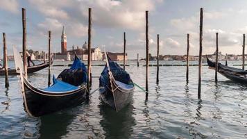 schoten van de kanaal stad van Venetië video