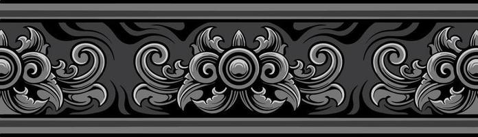 Classic ornament vector design for elements, editable color