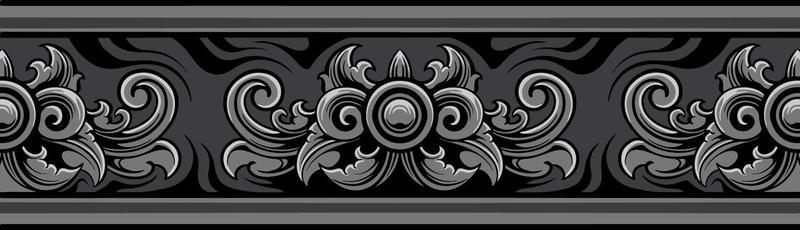 Classic ornament vector design for elements, editable color