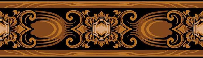 Classic ornament vector design for elements, editable color
