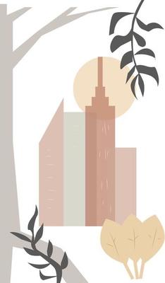 Minimalist City Background