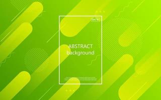 abstract green gradient liquid color with geometric shape background. eps10 vector