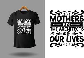 diseño de camiseta del día de la madre vector
