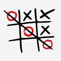 vector resumen tic-tac-toe para Moda y web diseño