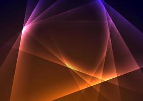 Orange and violet neon glowing abstract background vector