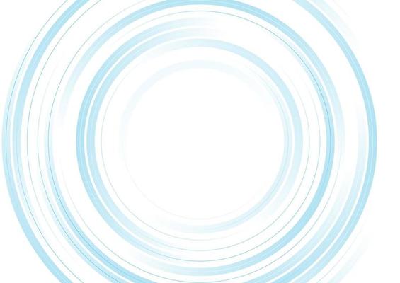Blue minimal circular lines and stripes abstract tech background
