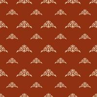 Damask seamless pattern element. Vector classical luxury old fashioned damask ornament, royal victorian seamless texture for wallpapers, textile, wrapping.