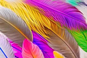 Pastel Feather Texture Background, Feather Texture Background, AI photo