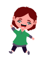 Happy Smile Girl Cartoon Character Cute png