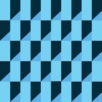 Blue Rectangular 3D Shapes vector