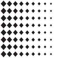 Pattern of black rhombuses of different sizes on black backgrounds vector