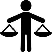 Scale balance icon symbol design, Illustration of the law balance icon vector image. EPS 10