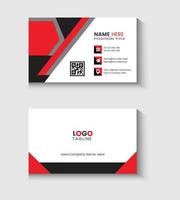 Creative and clean business card design template vector