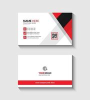 Creative and clean business card design template vector