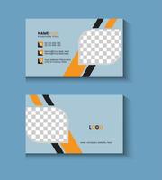 clean business  card design template vector