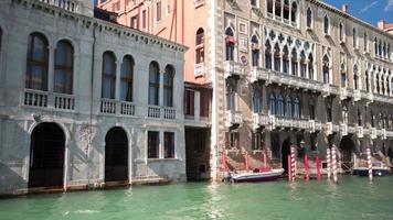 skott av de kanal stad av Venedig video