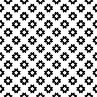 Black and white seamless pattern texture. Greyscale ornamental graphic design. vector