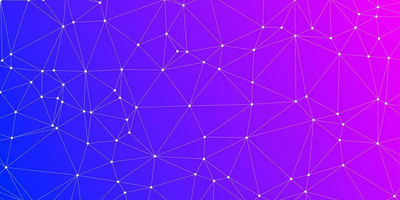 abstract colorful background with dots lines.