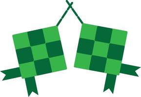 holiday rhombus green vector