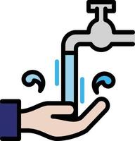 Wash Hands with soap.eps vector