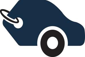 diseño el coche comerciante logo vector