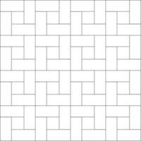 Seamless boho patterns with outline brick . Contemporary minimalistic trendy black and white backgrounds. Vector illustration Flat web design element for website or app, graphic design, logo, web site