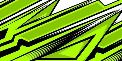Racing stripes green decals vector