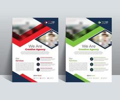 Corporate Business Flyer Design Template adept for multipurpose  Projects vector