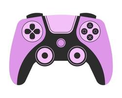 Joystick for computer video games. Console game. Vector illustration.