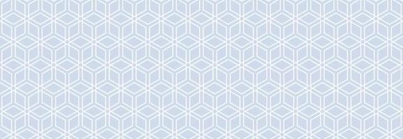 A pattern of cubes in a linear style on a gray background for printing and decoration. Vector illustration.