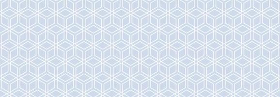 A pattern of cubes in a linear style on a gray background for printing and decoration. Vector illustration.