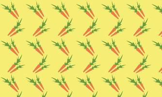 seamless carrot pattern vector
