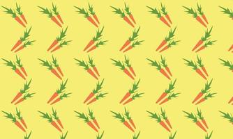 seamless carrot pattern vector