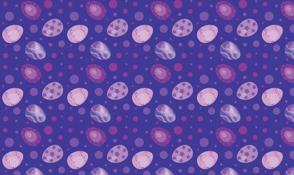easter eggs pattern vector