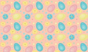 easter eggs seamless pattern vector
