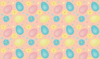 easter eggs seamless pattern vector