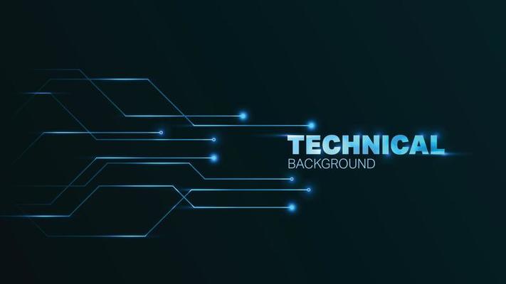 Technical background with lines