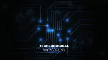 Technology background with lines vector