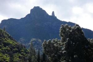 Mountainous centre of the island of Gran Canaria in the Atlantic Ocean photo