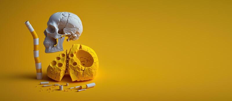 Green world paper cute style with Copy space, Earth day and World Environment day concept. photo