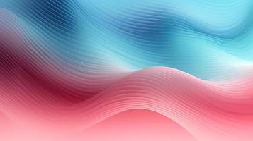 Abstract pink blue wavy with blurred light curved lines background. illustration background. soft pastel color. wave background. photo